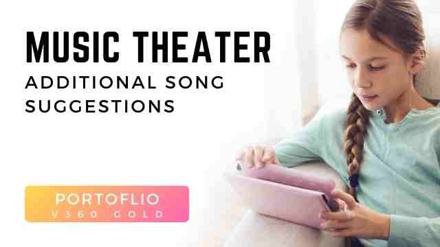Gold - Music Theater Additional Song Suggestions - Portfolio Course