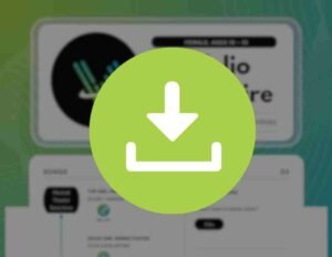 Green - Portfolio Download Icon